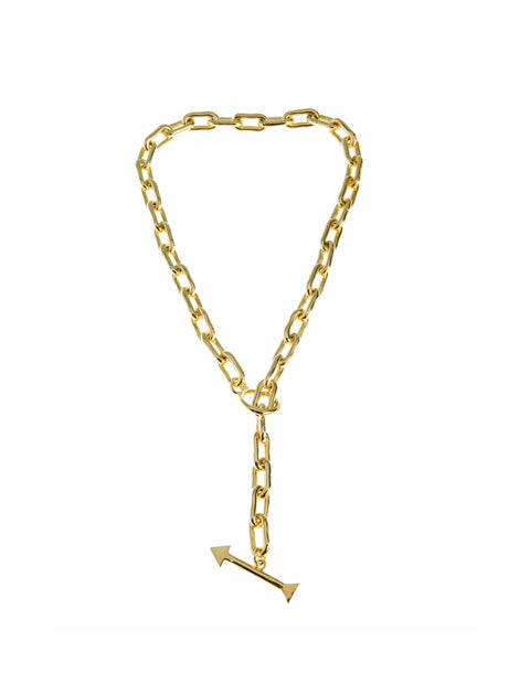 18" Heavy Link Toggle Necklace | Kacey K Jewelry.